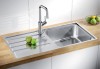 Zlewozmywak stalowy BLANCO LEMIS XL 6 S-IF 100x50 cm, bez korka aut., stal szczotkowana 523034