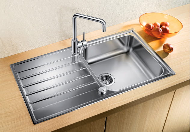 Zlewozmywak stalowy BLANCO LIVIT XL 6 S 100x50cm, z korkiem aut., stal szczotkowana 518519