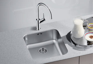 Zlewozmywak stalowy BLANCO SUPRA 450-U 48x43 cm, bez korka aut., stal szczotkowana 518203