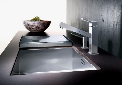 Zlewozmywak stalowy BLANCO ZEROX 500-U 54x44cm, bez korka aut., stal polerowana 521589