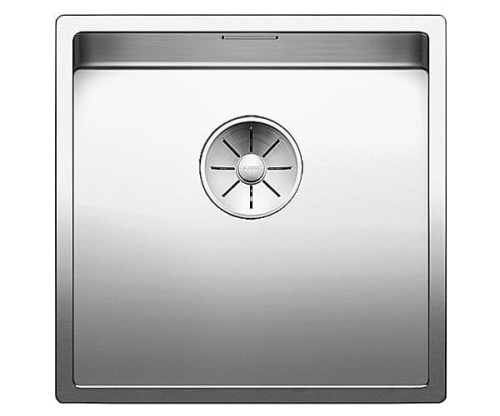 Zlewozmywak stalowy BLANCO CLARON 400-U 44x44 cm, bez korka aut., stal polerowana 521573