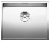 Zlewozmywak stalowy BLANCO CLARON 500-U 54x44 cm, bez korka aut., stal polerowana 521577