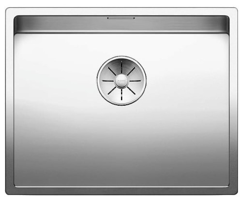 Zlewozmywak stalowy BLANCO CLARON 500-U 54x44 cm, bez korka aut., stal polerowana 521577