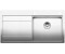 Zlewozmywak stalowy BLANCO DIVON II 5 S-IF 100x51 cm, z korkiem aut., prawy, stal polerowana 521660