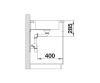 Zlewozmywak stalowy BLANCO LANTOS XL 6 S-IF COMPACT 78x50 cm, z korkiem aut., stal szczotkowana 523140