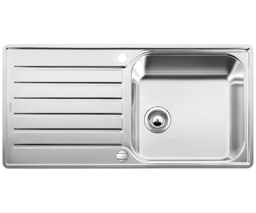 Zlewozmywak stalowy BLANCO LANTOS XL 6 S-IF 100x50 cm, z korkiem aut., stal szczotkowana 519709