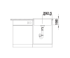 Zlewozmywak granitowy BLANCO LEGRA 6 58x50 cm, bez korka aut., antracyt 523332