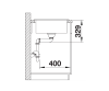 Zlewozmywak granitowy BLANCO LEGRA XL 6 S 86x50 cm, bez korka aut., antracyt 523326