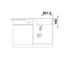 Zlewozmywak granitowy BLANCO LEGRA XL 6 S 86x50 cm, bez korka aut., antracyt 523326