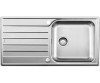 Zlewozmywak stalowy BLANCO LIVIT XL 6 S 100x50cm, z korkiem aut., stal szczotkowana 518519