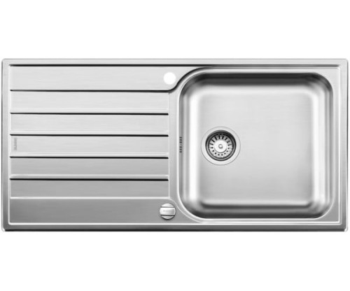 Zlewozmywak stalowy BLANCO LIVIT XL 6 S 100x50cm, z korkiem aut., stal szczotkowana 518519