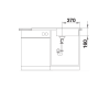 Zlewozmywak stalowy BLANCO LIVIT XL 6 S 100x50cm, z korkiem aut., stal szczotkowana 518519