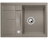 Zlewozmywak granitowy BLANCO METRA 45 S COMPACT 68x50 cm, bez korka aut., tartufo, PuraDur 519580