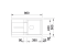 Zlewozmywak granitowy BLANCO METRA 5 S 86x50 cm, bez korka aut., kawowy, PuraDur 515042