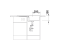 Zlewozmywak granitowy BLANCO METRA 5 S 86x50 cm, bez korka aut., kawowy, PuraDur 515042
