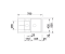 Zlewozmywak granitowy BLANCO METRA 6 S COMPACT 78x50 cm, z korkiem aut., antracyt, PuraDur 513473