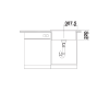 Zlewozmywak granitowy BLANCO PLEON 6 61X51 cm, bez korka aut., alumetlik, PuraDur 521678