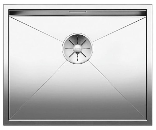 Zlewozmywak stalowy BLANCO ZEROX 500-U 54x44cm, bez korka aut., stal polerowana 521589