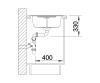 Zlewozmywak granitowy BLANCO ZIA 45 S 78x50 cm, z korkiem aut., antracyt, PuraDur 514724