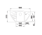 Zlewozmywak granitowy BLANCO ZIA 9 E 93x51 cm, z korkiem aut., antracyt, PuraDur 514756