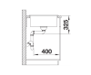 Zlewozmywak granitowy BLANCO ZIA XL 6 S COMPACT 78x50 cm, z korkiem aut., biały, PuraDur 523267