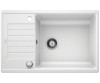 Zlewozmywak granitowy BLANCO ZIA XL 6 S COMPACT 78x50 cm, z korkiem aut., biały, PuraDur 523267