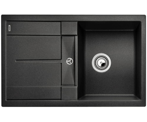 Zlewozmywak granitowy BLANCO METRA 45 S 78x50 cm, bez korka aut., antracyt, PuraDur 513194