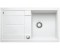Zlewozmywak granitowy BLANCO METRA 5 S-F 85x49 cm, z korkiem aut., biały, PuraDur 519099