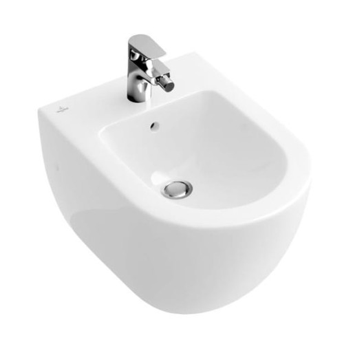 Bidet wiszący VILLEROY&BOCH SUBWAY 2.0 Compacto 48cm, biały 54060001