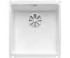 Zlewozmywak ceramiczny BLANCO SUBLINE 375-U 41x45 cm , bez korka aut., biały połysk, PuraPlus 523726