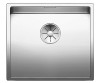 Zlewozmywak stalowy BLANCO CLARON 450-U 49x44 cm, bez korka aut., stal polerowana 521575