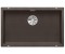 Zlewozmywak granitowy BLANCO SUBLINE 700-U 73x46 cm, bez korka aut., kawowy, PuraDur 523451