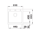Zlewozmywak granitowy BLANCO PLEON 5 51x51 cm, z korkiem aut., tartufo, PuraDur 523683