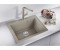 Zlewozmywak granitowy BLANCO PLEON 5 51x51 cm, z korkiem aut., tartufo, PuraDur 523683