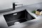 Zlewozmywak granitowy BLANCO SUBLINE 320-U 35x46 cm, bez korka aut., antracyt, PuraDur 523406