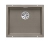 Zlewozmywak granitowy BLANCO SUBLINE 500-U 53x46 cm, bez korka aut., tartufo, PuraDur 523439
