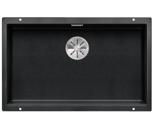 Zlewozmywak granitowy BLANCO SUBLINE 700-U 73x46 cm, bez korka aut., antracyt, PuraDur 523442