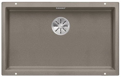 Zlewozmywak granitowy BLANCO SUBLINE 700-U 73x46 cm, bez korka aut., tartufo, PuraDur 523449