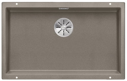 Zlewozmywak granitowy BLANCO SUBLINE 700-U 73x46 cm, bez korka aut., tartufo, PuraDur 523449
