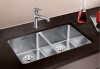 Zlewozmywak stalowy BLANCO ANDANO 340/340-U 74x44 cm, bez korka aut., stal polerowana 522983