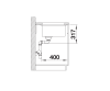 Zlewozmywak granitowy BLANCO ETAGON 500-U 53x46 cm, bez korka aut., antracyt, PuraDur 522227