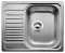 Zlewozmywak stalowy BLANCO TIPO 45 S MINI 60x50 cm, bez korka aut., stal matowa 516524