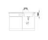 Zlewozmywak stalowy BLANCO ETAGON 500-IF/A 54x50 cm, z korkiem aut., stal polerowana 521748
