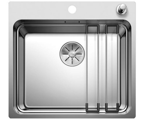 Zlewozmywak stalowy BLANCO ETAGON 500-IF/A 54x50 cm, z korkiem aut., stal polerowana 521748