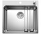 Zlewozmywak stalowy BLANCO ETAGON 500-IF/A 54x50 cm, z korkiem aut., stal polerowana 521748