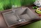 Zlewozmywak granitowy BLANCO METRA 45 S COMPACT 68x50 cm, z korkiem aut., antracyt, PuraDur 519572
