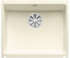 Zlewozmywak ceramiczny BLANCO SUBLINE 500-U 54x45 cm, bez korka aut., magnolia połysk, PuraPlus 523734