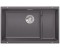 Zlewozmywak granitowy BLANCO SUBLINE 700-U LEVEL 73x46 cm, bez korka aut., szarość skały, PuraDur 523539