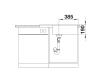 Zlewozmywak granitowy BLANCO ZIA XL 6 S COMPACT 78x50 cm, bez korka aut., antracyt, PuraDur 523273