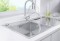 Bateria kuchenna BLANCO CORESSA-F,  podokienna, wylewka typu "U", chrom 521543